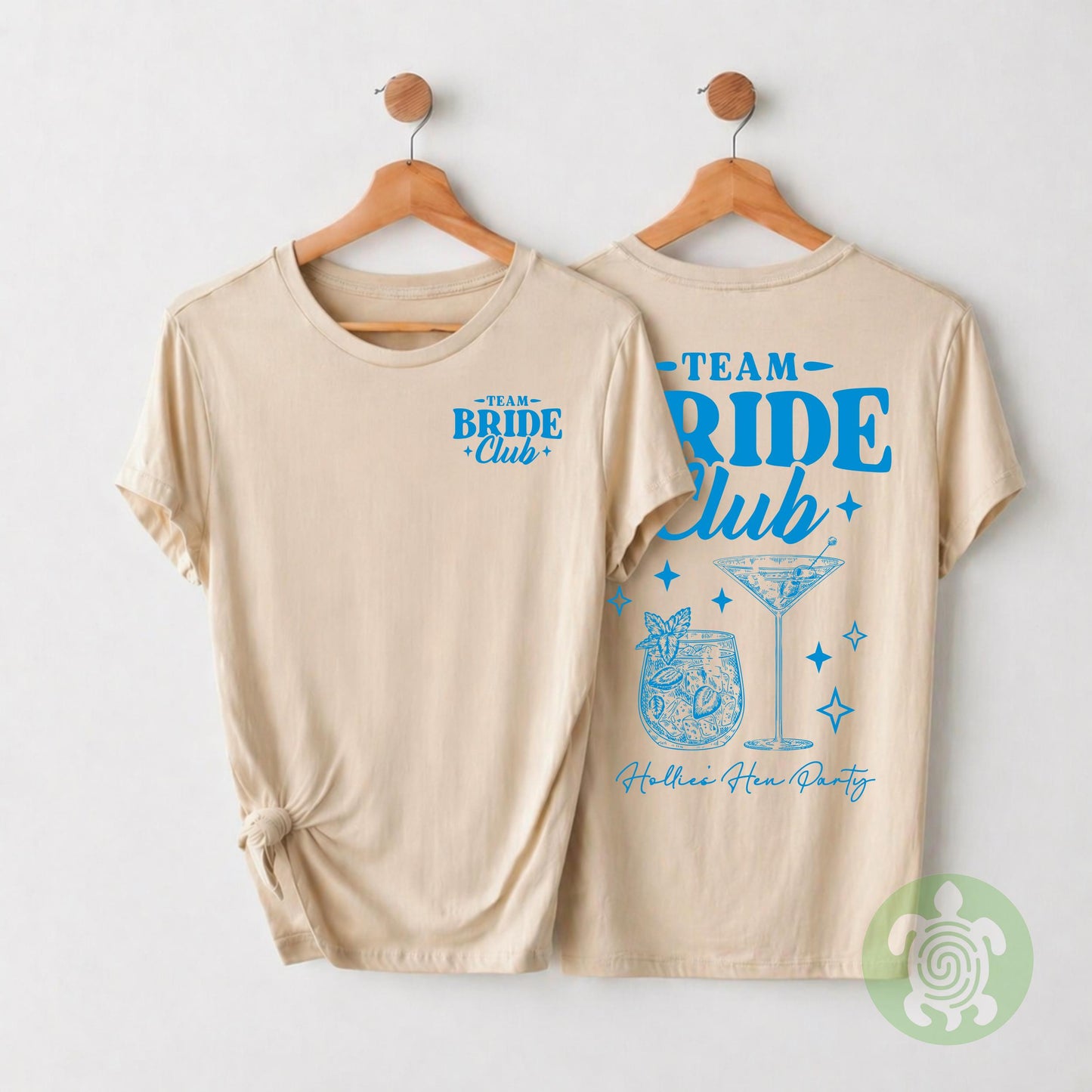 Matching Bride Club Cocktails T-shirt, Personalised Team Bride, Bachelorette Party Tshirts, Bridal Party Top, Bride To Be Tee, Hen Party
