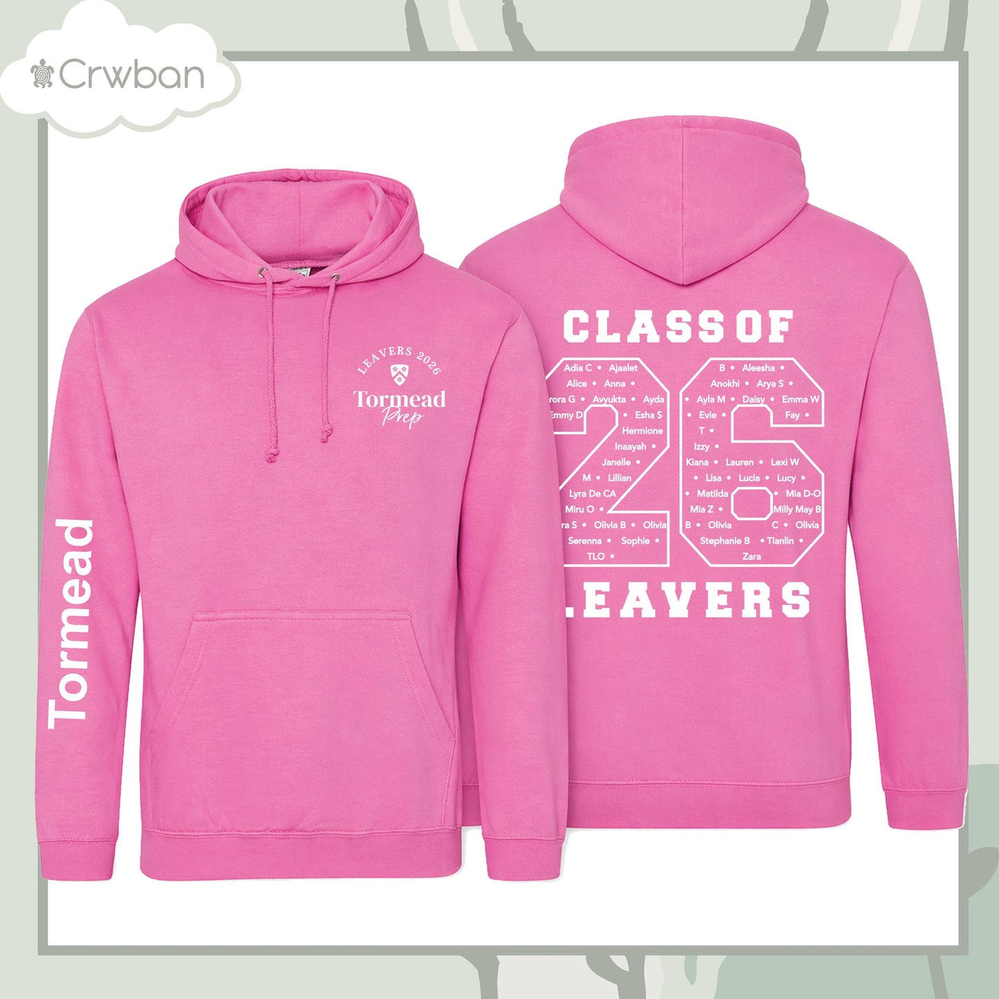 Custom Order: Tormead Prep Leavers