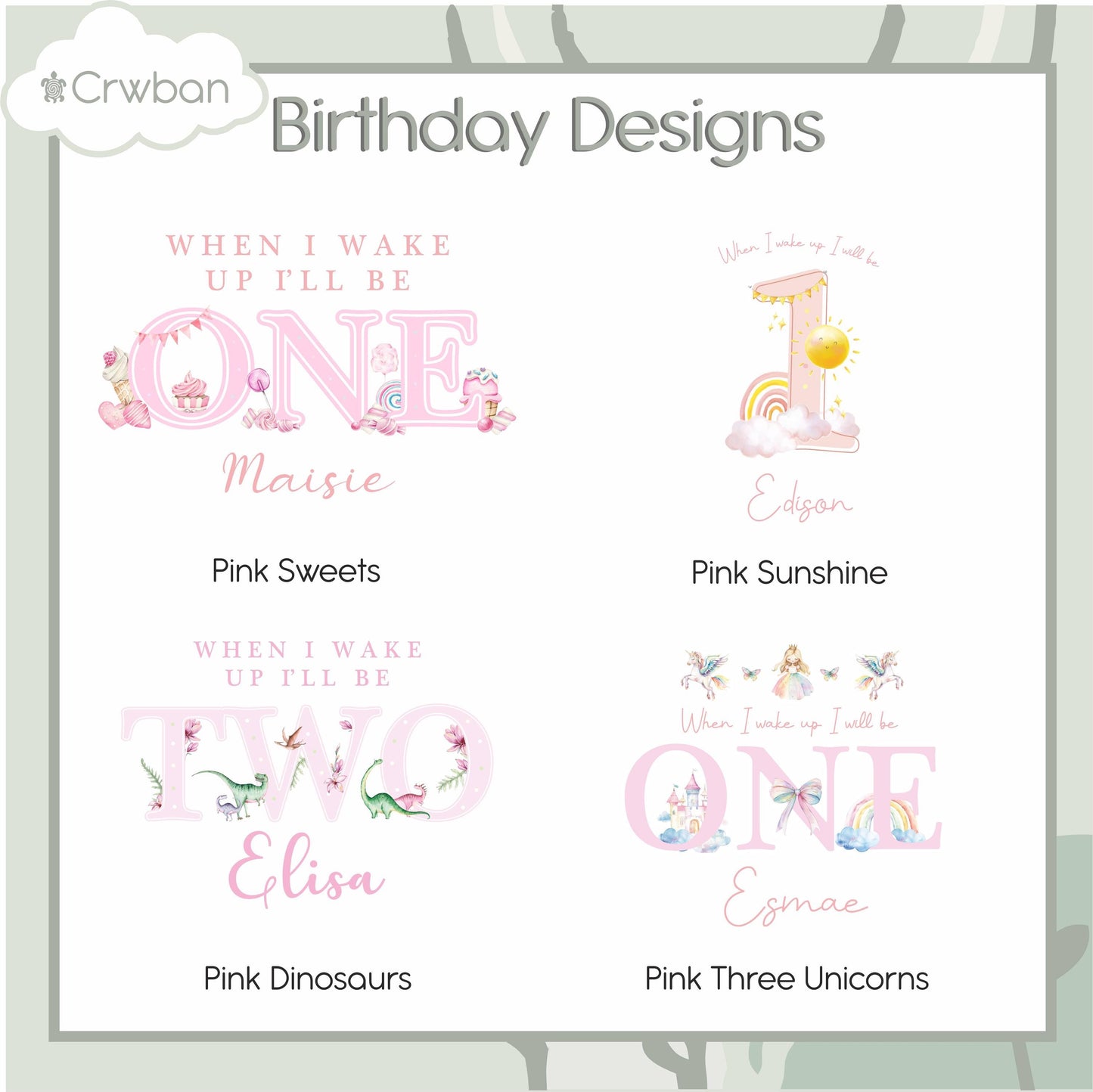 Personalised Pink Themed Any Age Birthday Girls Shorts & T-shirt Set, Birthday Morning Set, Cotton Clothing Set, Tight-fitting style