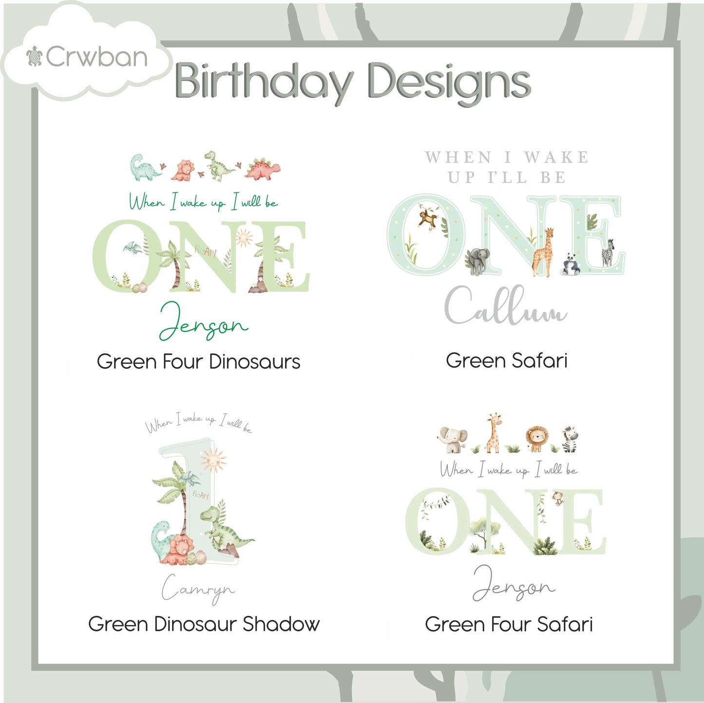 Green/Beige Themed Any Age Birthday Boys Shorts & T-shirt Kids Outfit, Birthday Morning Set, Custom Clothing Set, Tight-fitting style