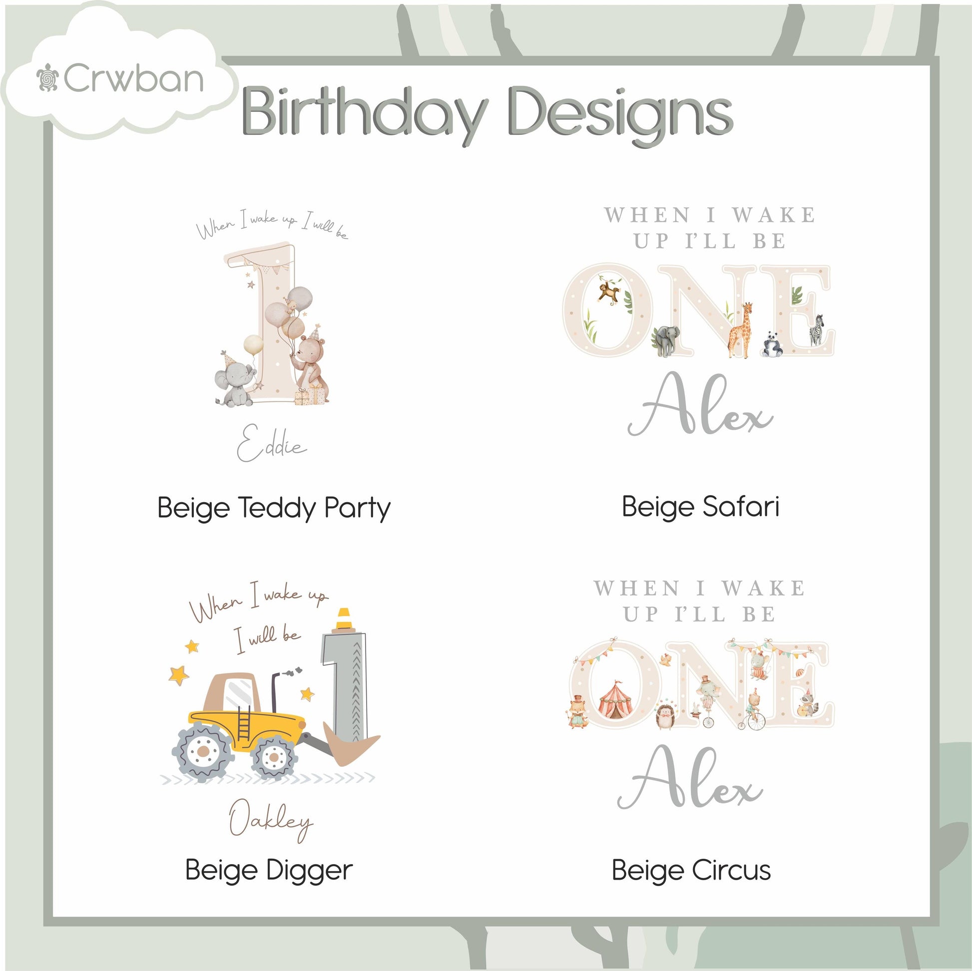Green/Beige Themed Any Age Birthday Boys Shorts & T-shirt Kids Outfit, Birthday Morning Set, Custom Clothing Set, Tight-fitting style