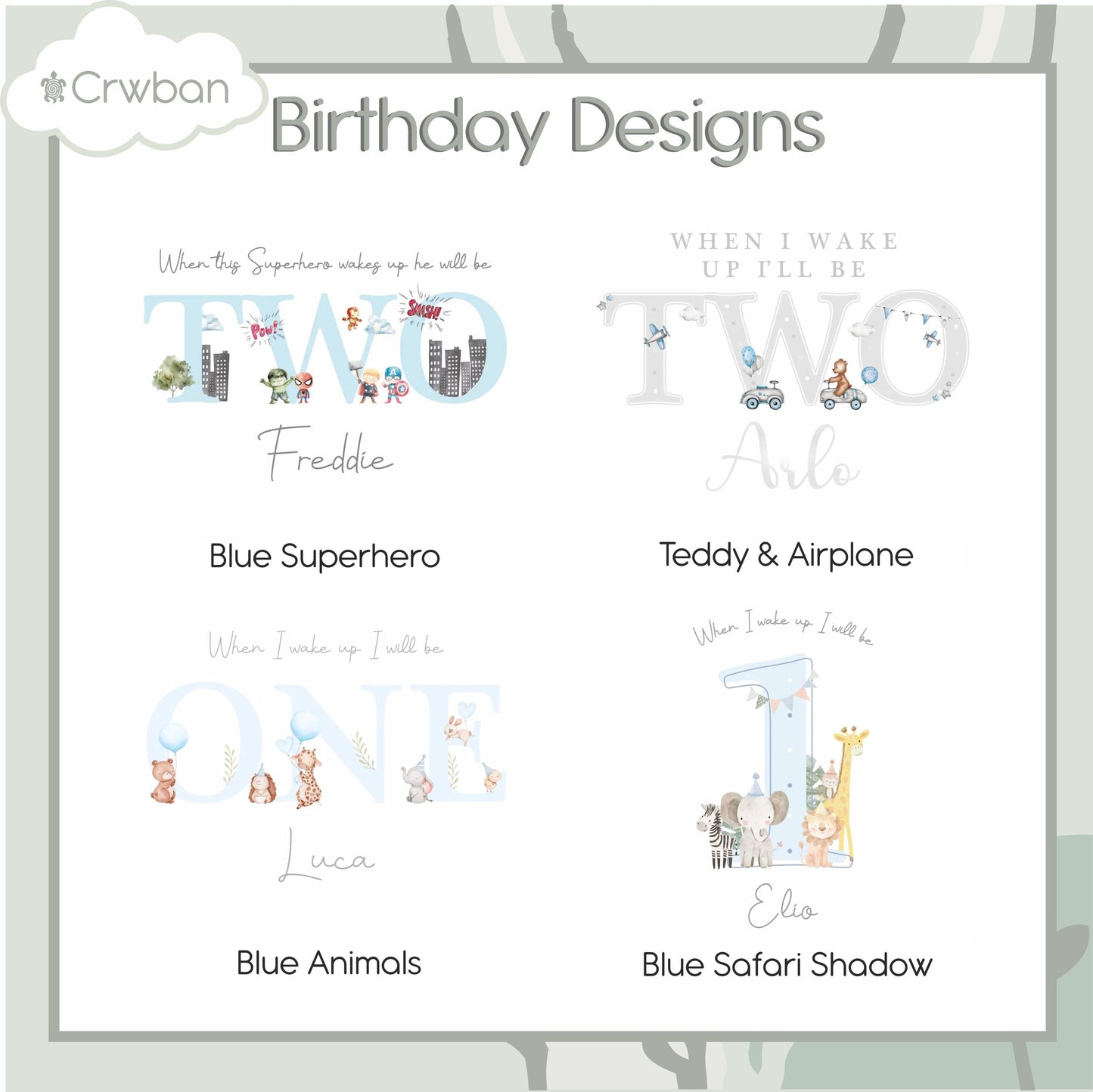 Personalised Blue Themed Any Age Birthday Boys Shorts & T-shirt Set, Birthday Morning Set, Cotton Clothing Set, Tight-fitting style