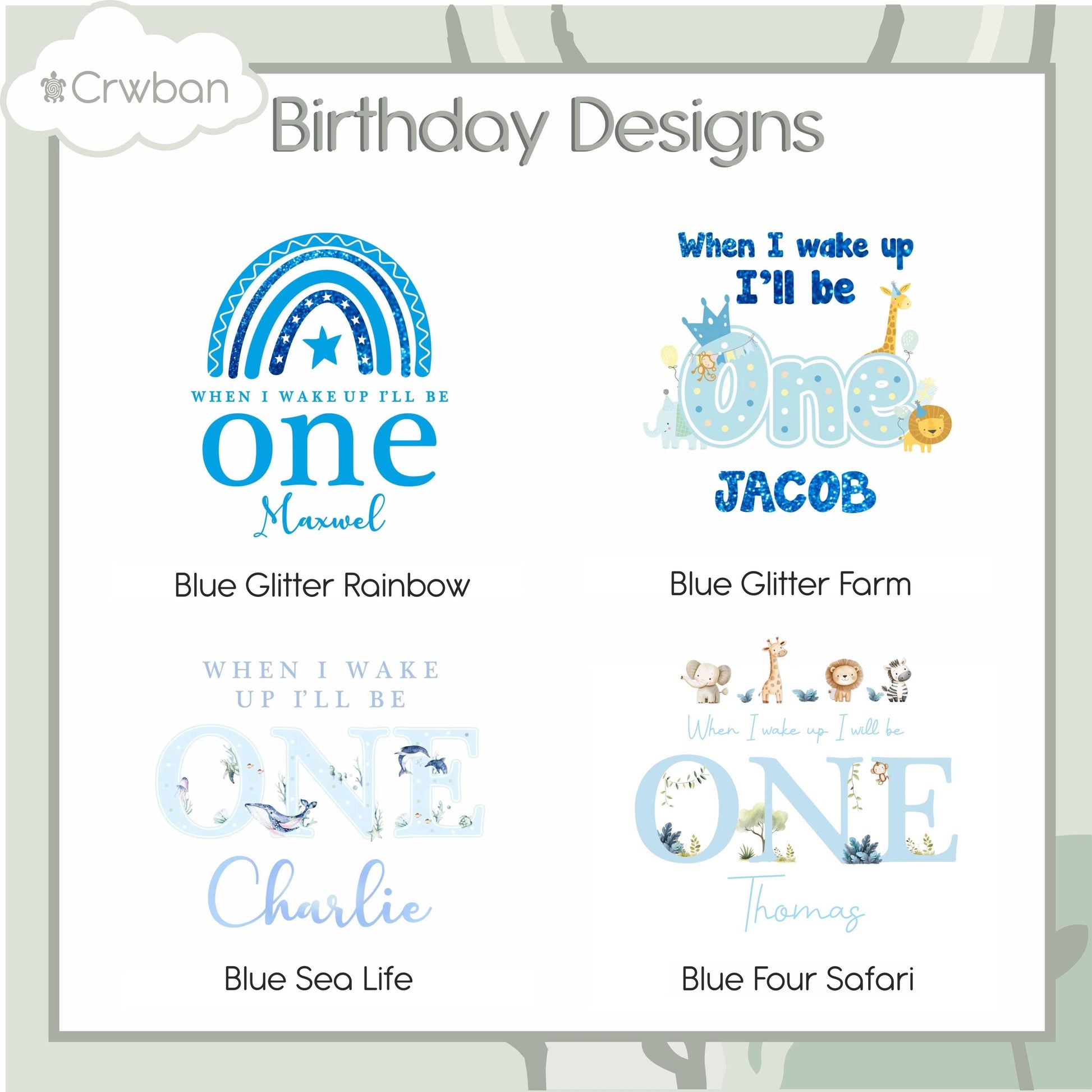 Personalised Blue Themed Any Age Birthday Boys Shorts & T-shirt Set, Birthday Morning Set, Cotton Clothing Set, Tight-fitting style