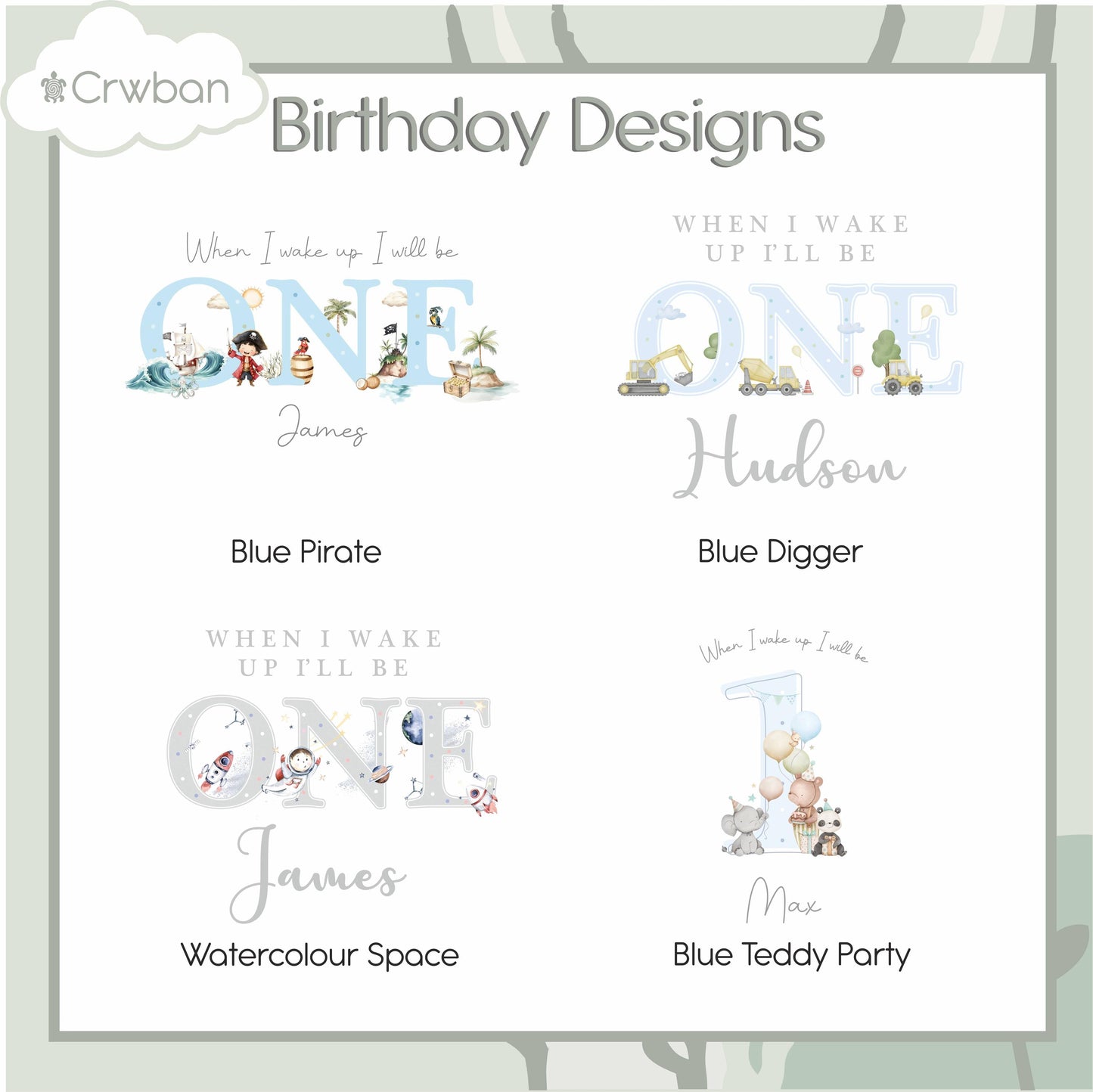 Personalised Blue Themed Any Age Birthday Boys Shorts & T-shirt Set, Birthday Morning Set, Cotton Clothing Set, Tight-fitting style