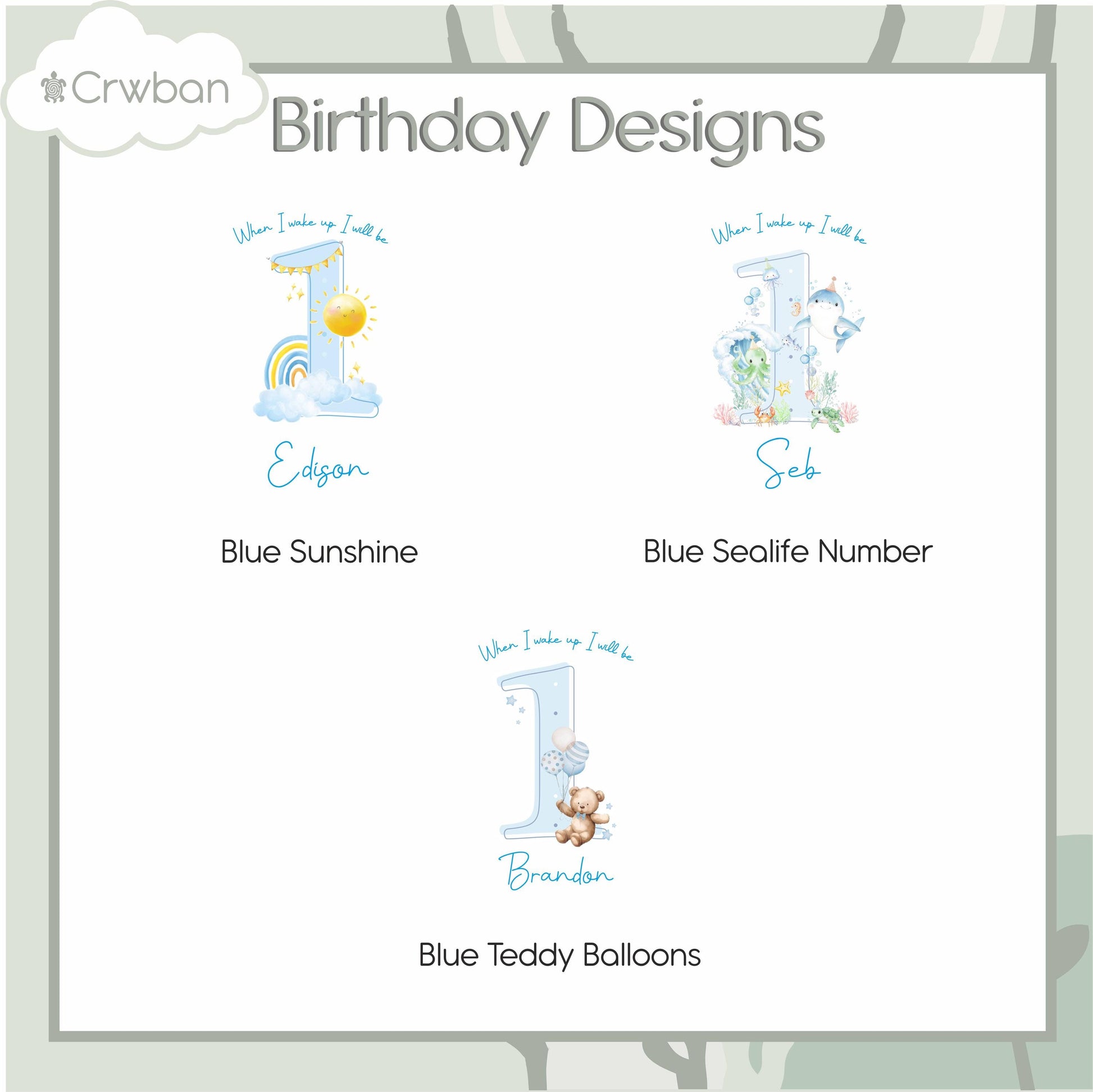 Personalised Blue Themed Any Age Birthday Boys Shorts & T-shirt Set, Birthday Morning Set, Cotton Clothing Set, Tight-fitting style