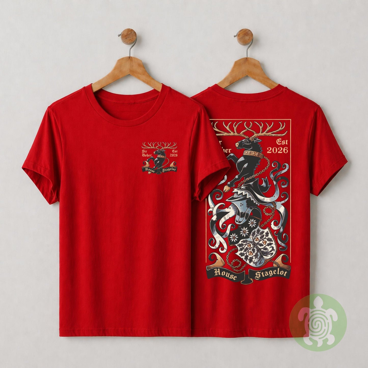 Personalised Sir Stag House Stagelot T-shirt, Bachelor Party Shirt, Bachelorette Men Shirt, Groomsmen Shirt, Wedding Stag Party Shirt