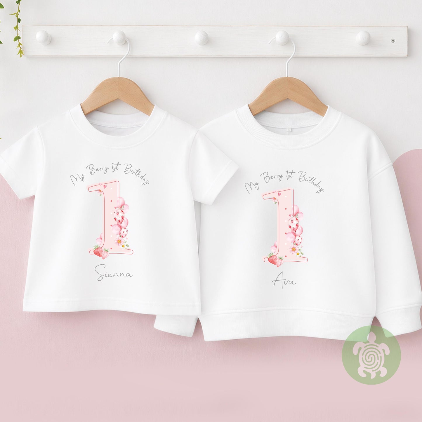 Personalised My Berry 1st Birthday, 1st Birthday Party Sweatshirt, Birthday T-shirt, Baby Vest design Childs Jumper, Girl, Birthday outfit