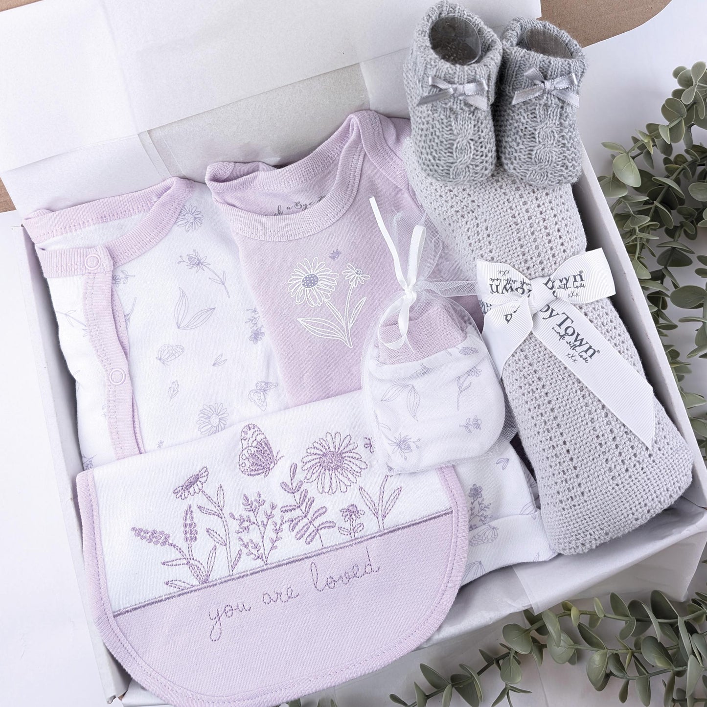 Baby Girl Pink Gift Set | Baby Hamper | Baby Girl Hamper | Baby Shower | Baby Sleepsuit | Baby Gift | Newborn Gift | Newborn Baby Set