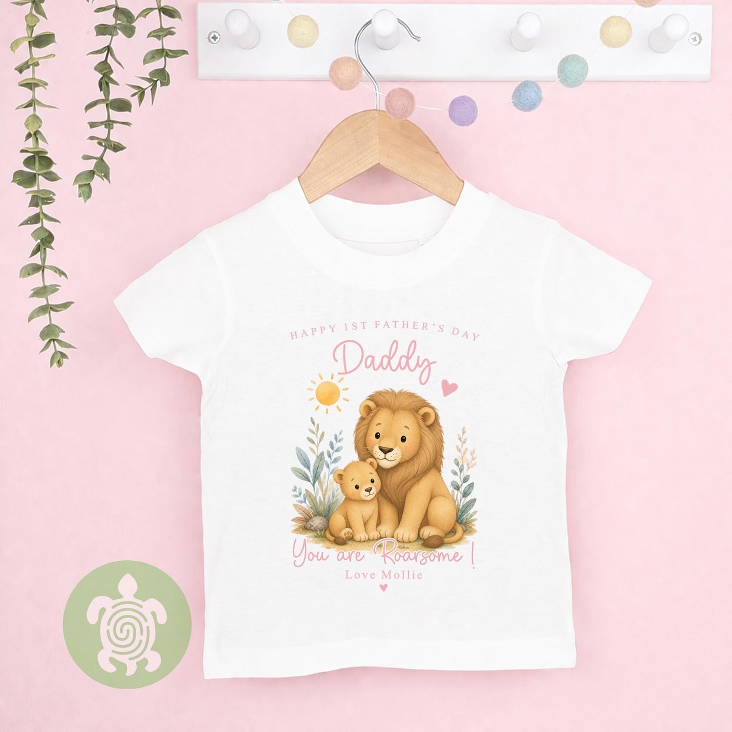 Personalised Happy First Father's Day, Newborn babygrow, First Father’s Day, Babis 1st Fathers day, You are Roarsome, Gifts for 1st time Dad