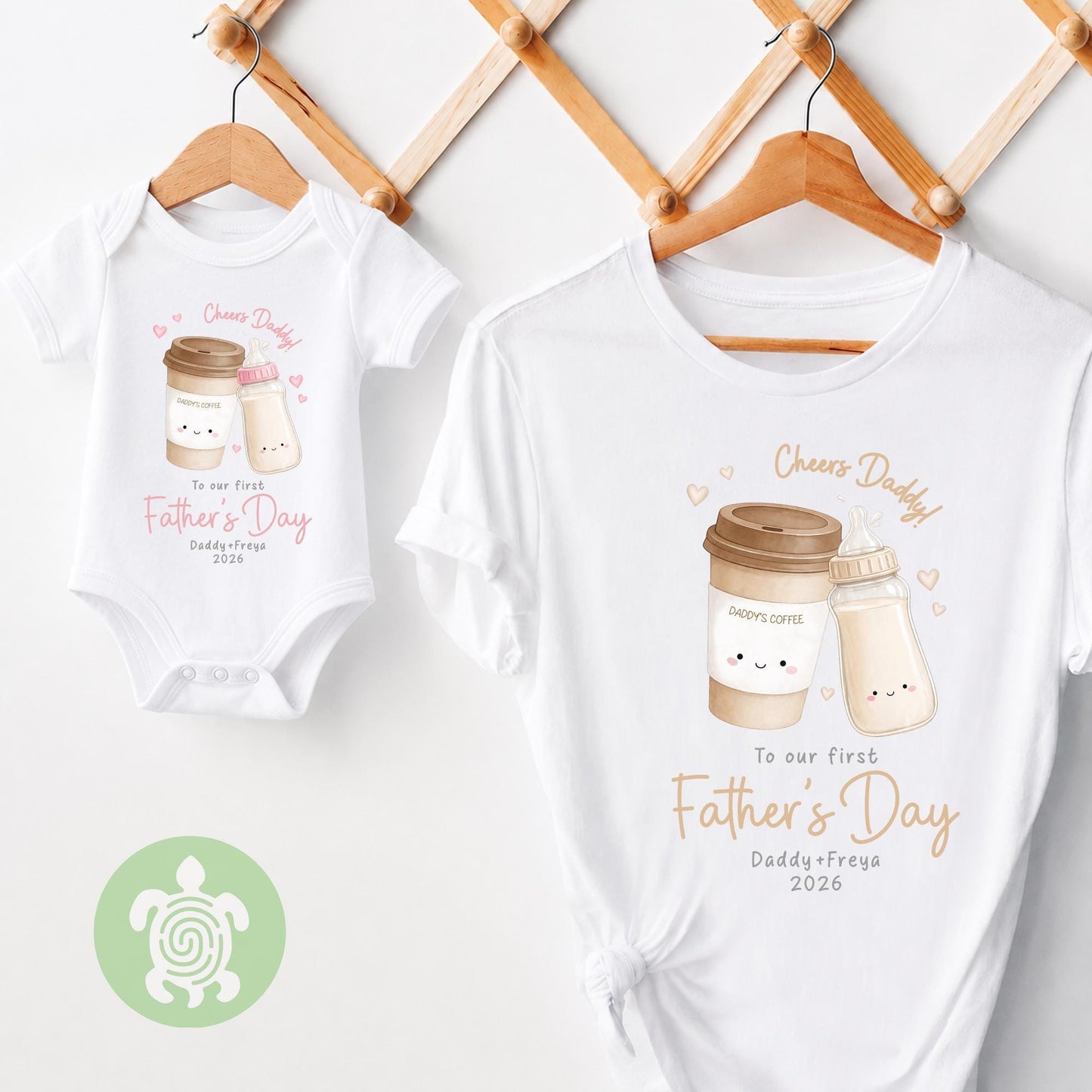 Matching First Father’s Day Cheers Baby Sleepsuit, 1st Father’s Day as My Daddy Babygrow, New Dad Gift, Father’s Day Bodysuit, Baby Outfit