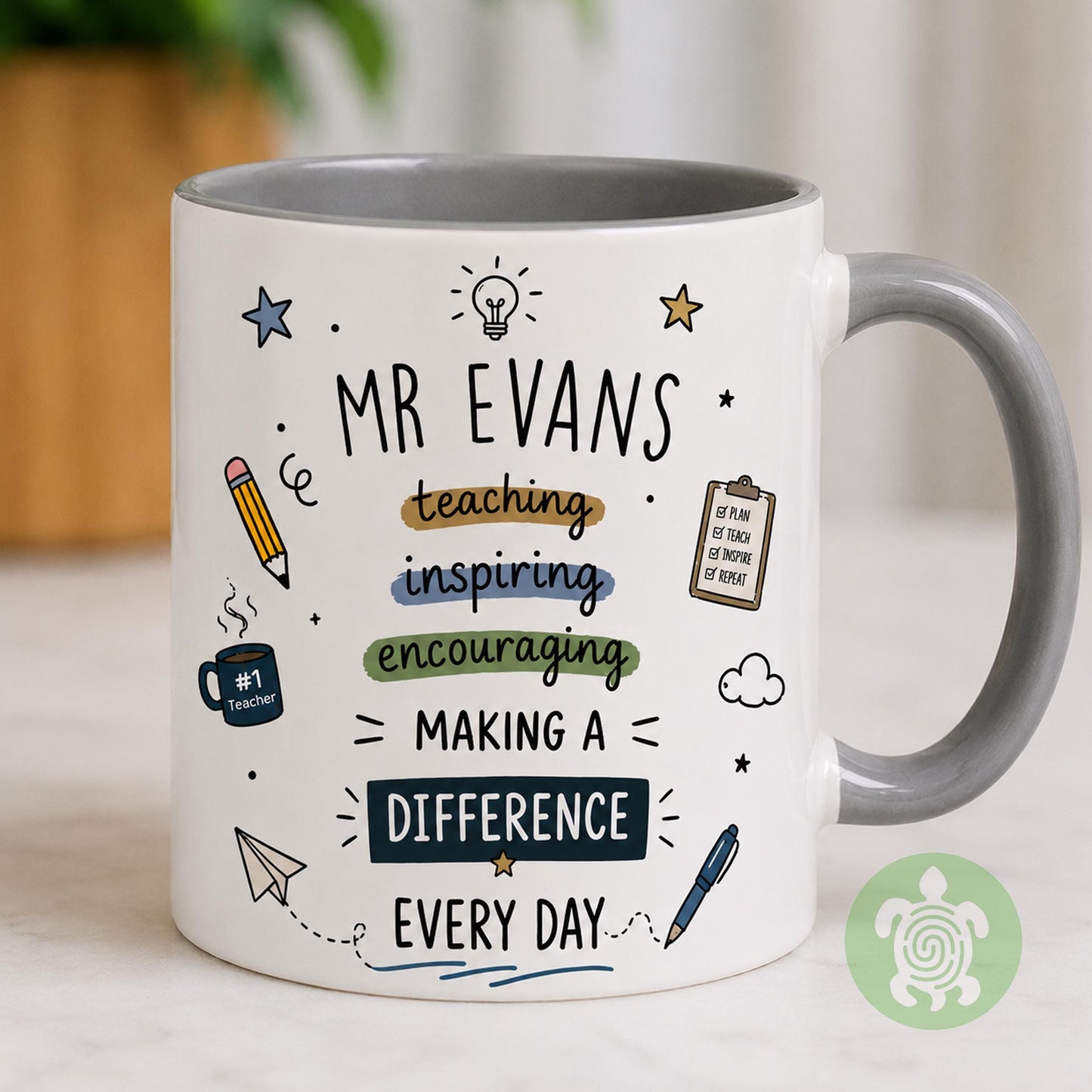 Personalised Teachers Mug, Thank You Gift, Teacher Mug With Name, Teacher Appreciation, Gift End of Term, Gift Class Gift,