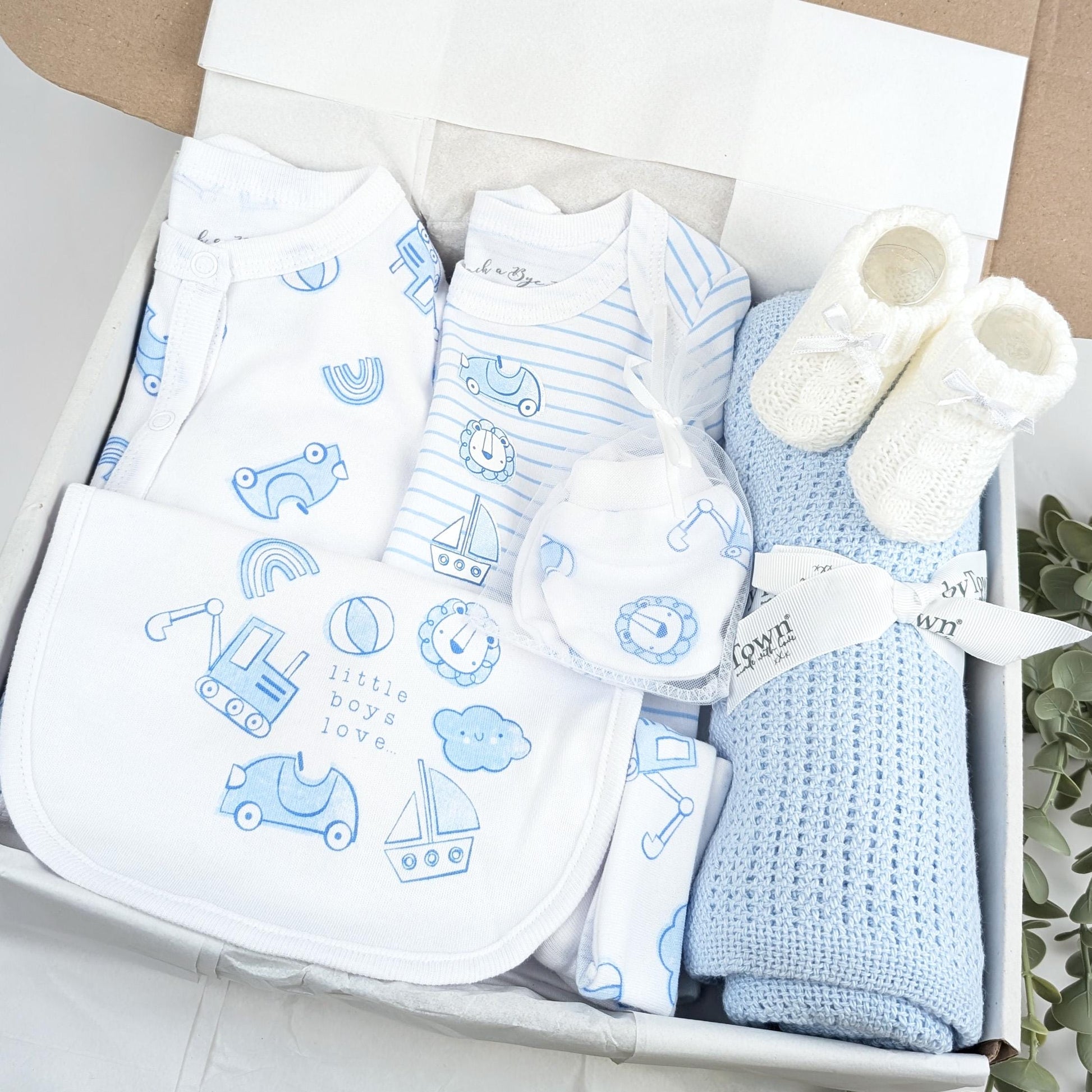 Baby Boy Gift Set | Baby Hamper | Baby Girl Boy Hamper | Baby Shower | Baby Sleepsuit | Baby Gift | Newborn Gift | Newborn Baby Set