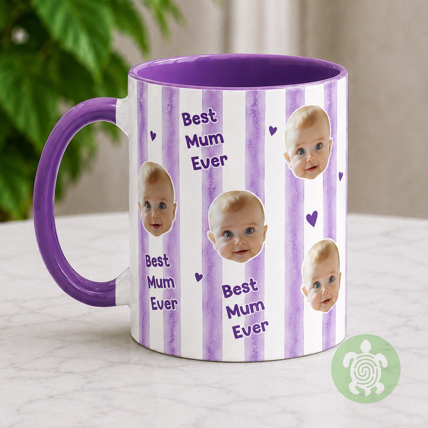 Personalised Baby Face Mug, Daddy Mummy Mug, Photo Mug, Birthday Mugs, Gift for New Dad, Grandad Gift With Kids Photo, Best Uncle Auntie