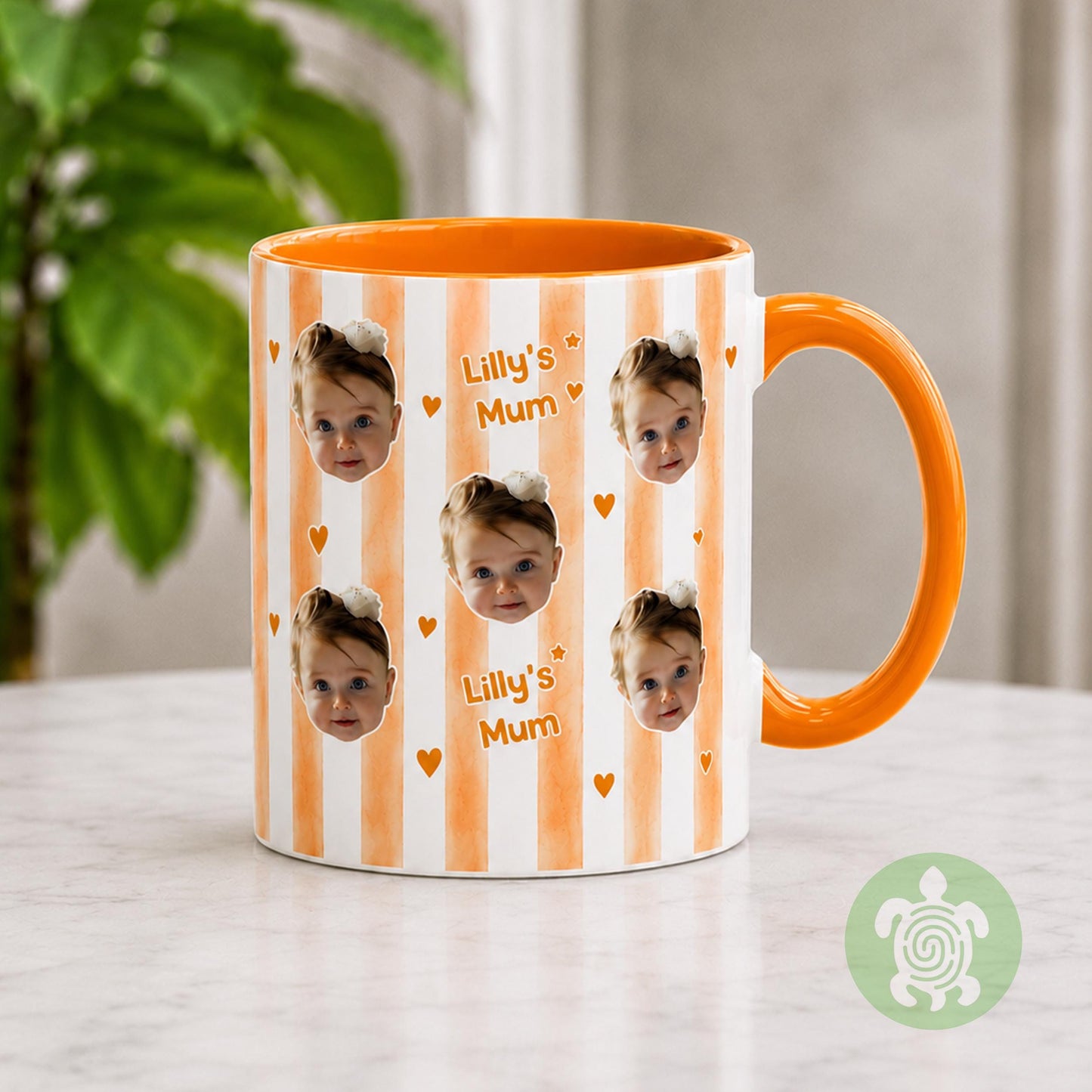 Personalised Baby Face Mug, Mum Dad Mug, Parents Coffee, Birthday Mugs, Gift for New Dad, Grandad Gift With Kids Photo, Best Uncle Auntie