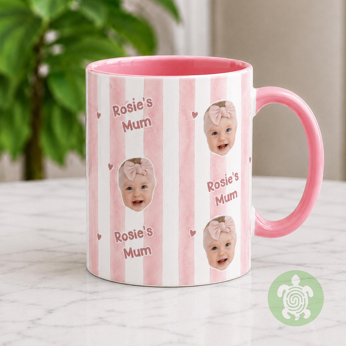Personalised Baby Face Mug, Mum Dad Mug, Parents Coffee, Birthday Mugs, Gift for New Dad, Grandad Gift With Kids Photo, Best Uncle Auntie