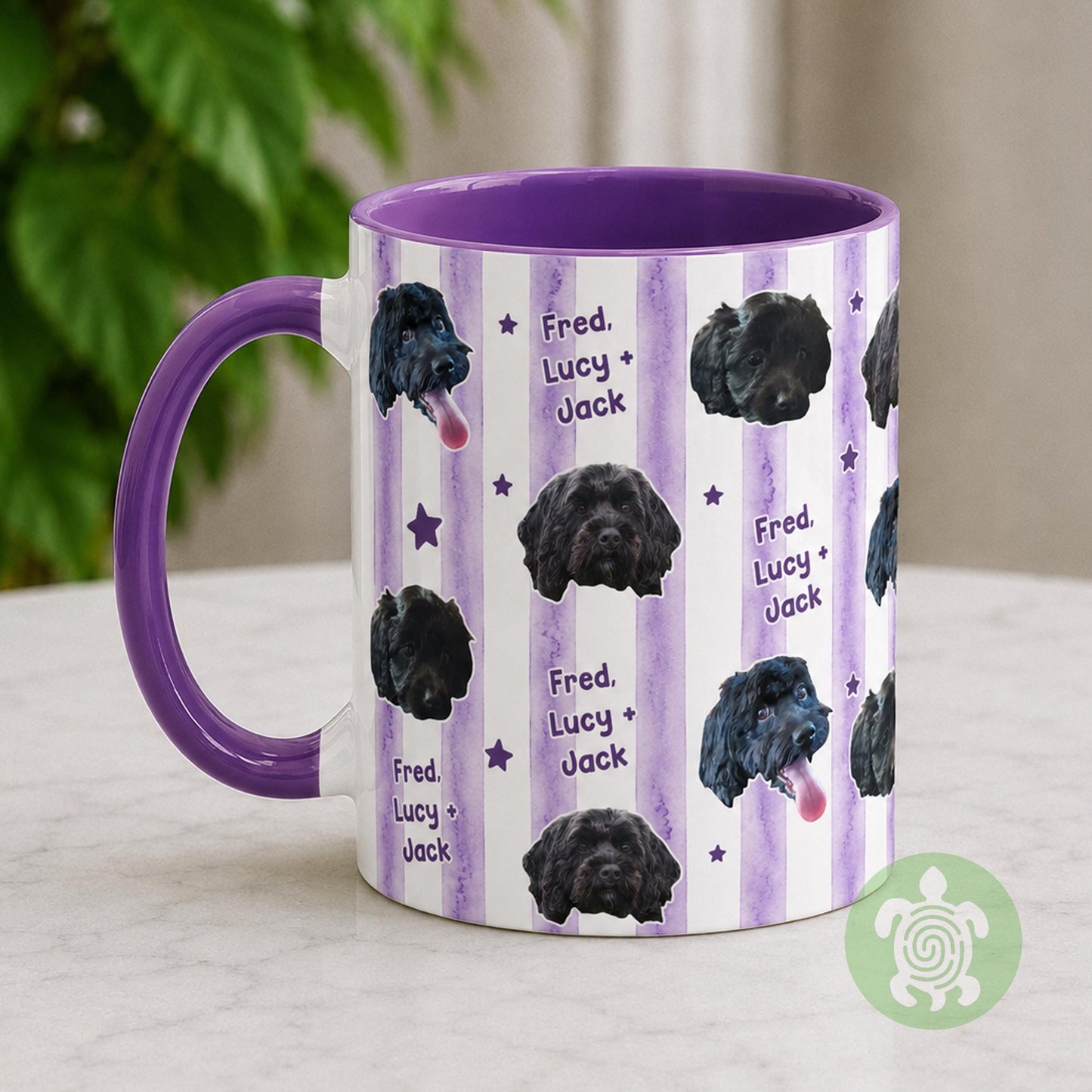 Personalised Dog Face Mug, Pet Mug, Parents Coffee, Birthday Mugs, Gift for Dad, Gift for Mum with Photo, Memorial Gift, Christmas Gift