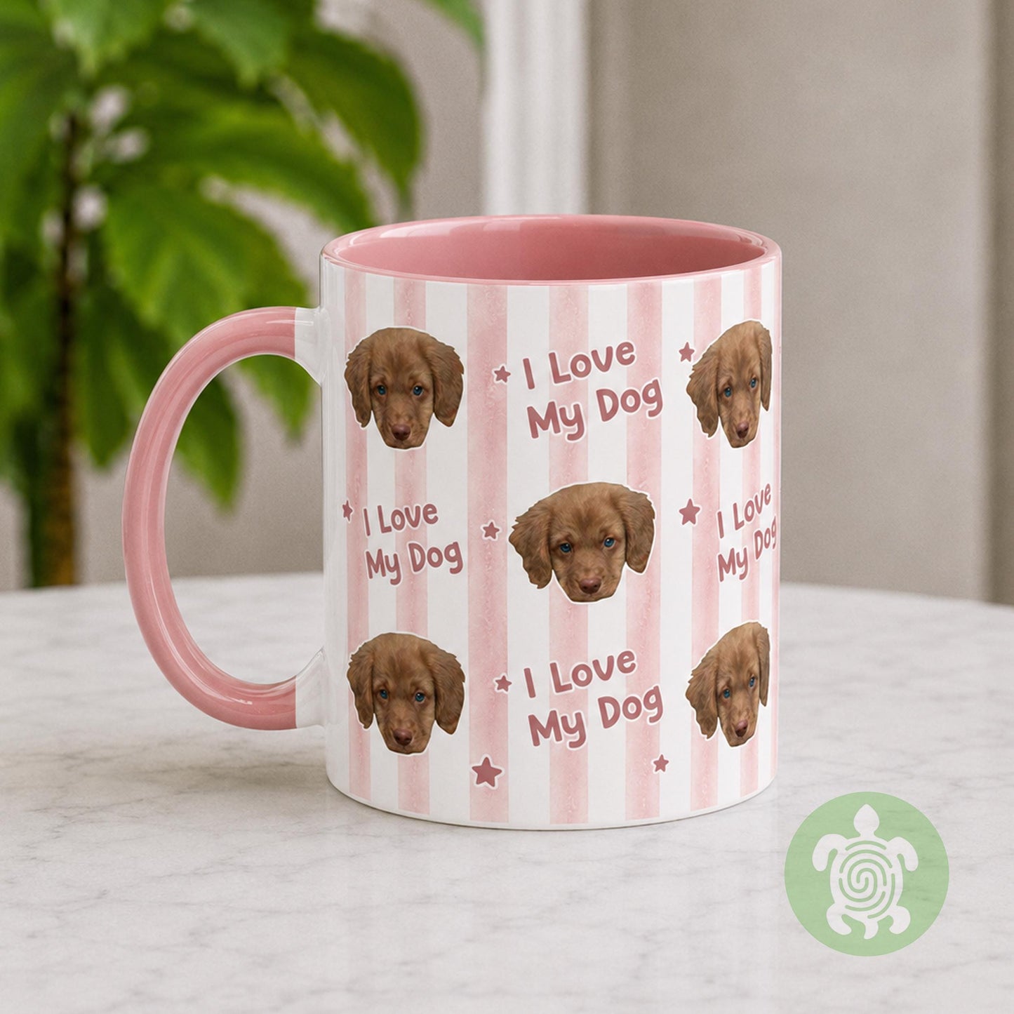 Personalised Dog Face Mug, Pet Mug, Parents Coffee, Birthday Mugs, Gift for Dad, Gift for Mum with Photo, Memorial Gift, Christmas Gift