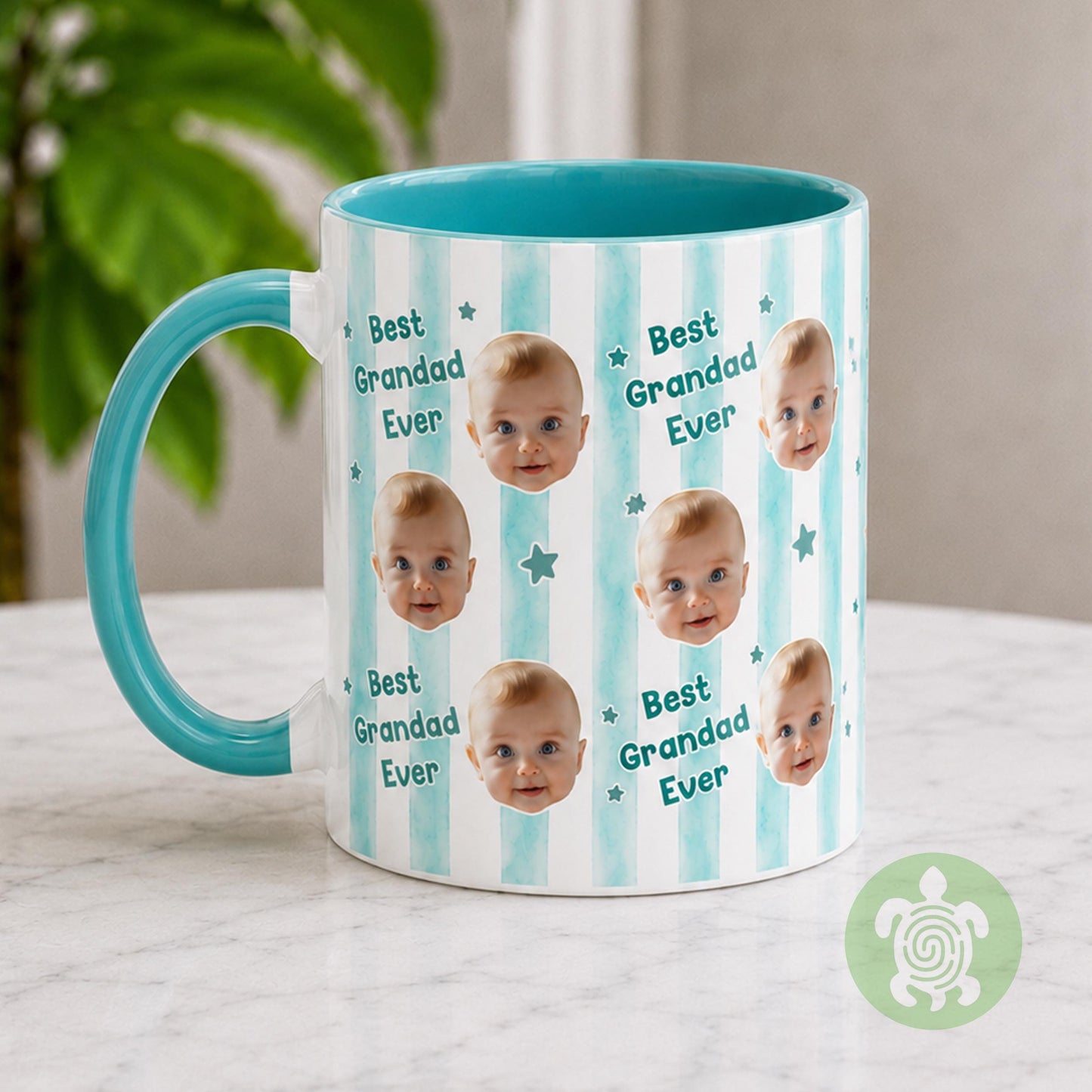 Personalised Baby Face Mug, Daddy Mummy Mug, Photo Mug, Birthday Mugs, Gift for New Dad, Grandad Gift With Kids Photo, Best Uncle Auntie