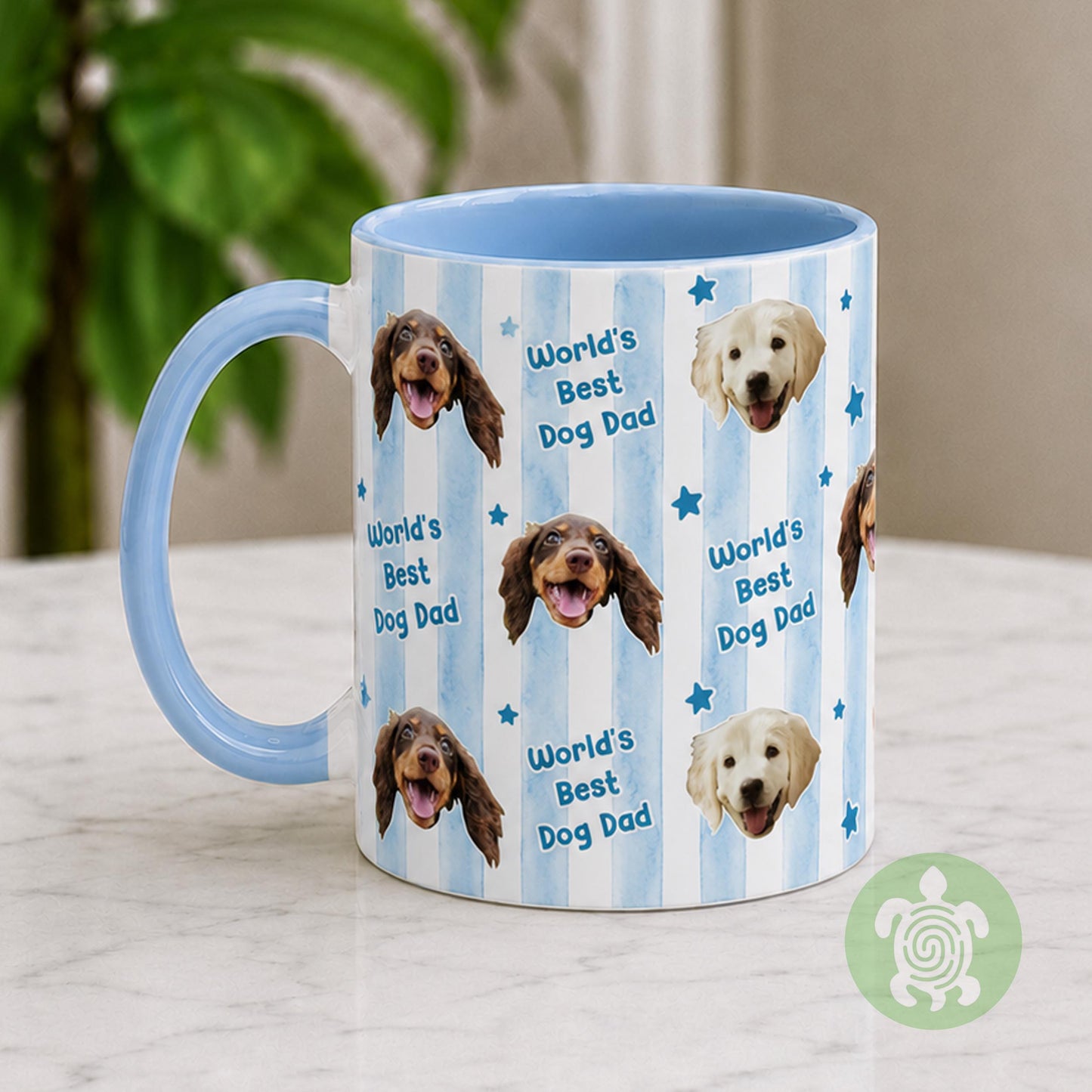 Personalised Dog Face Mug, Pet Mug, Parents Coffee, Birthday Mugs, Gift for Dad, Gift for Mum with Photo, Memorial Gift, Christmas Gift
