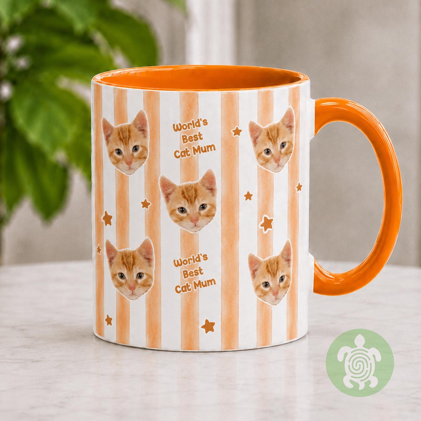 Personalised Cat Face Mug, Pet Mug, Parents Coffee, Birthday Mugs, Gift for Dad, Gift for Mum with Photo, Memorial Gift, Christmas Gift
