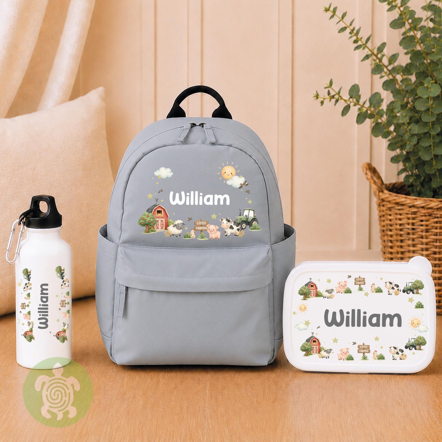 Personalised Boy themed Rucksack, Snack Box & Water Bottle Set, Back to School, Boys Lunch Box, Kids Water Bottles, Children's Bag