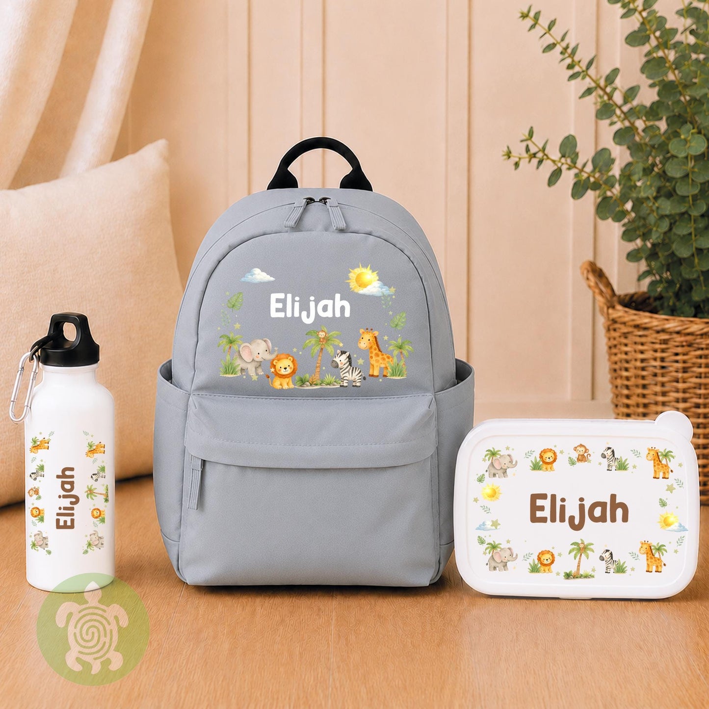 Personalised Boy themed Rucksack, Snack Box & Water Bottle Set, Back to School, Boys Lunch Box, Kids Water Bottles, Children's Bag