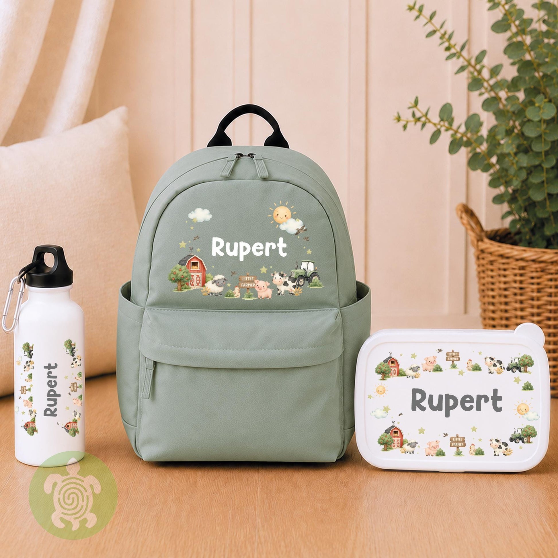 Personalised Boy themed Rucksack, Snack Box & Water Bottle Set, Back to School, Boys Lunch Box, Kids Water Bottles, Children's Bag