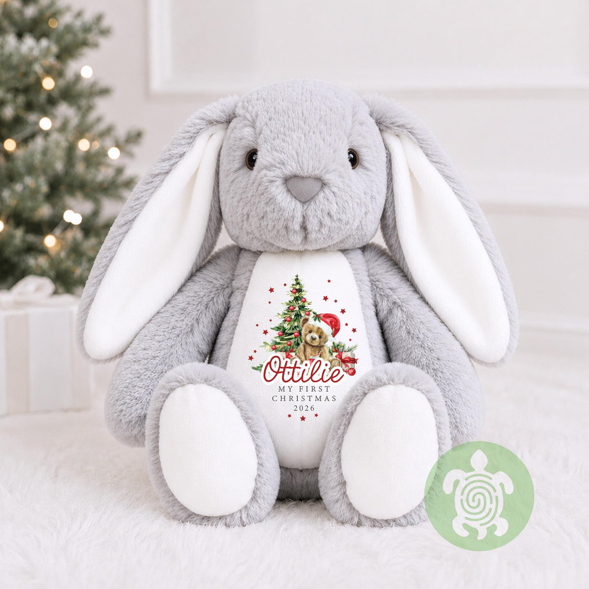 Personalised Red Teddy Christmas Plushie, Christmas Toy, 1st Christmas, Christmas Plush, Christmas Teddy, Christmas Gift, New Baby Gift