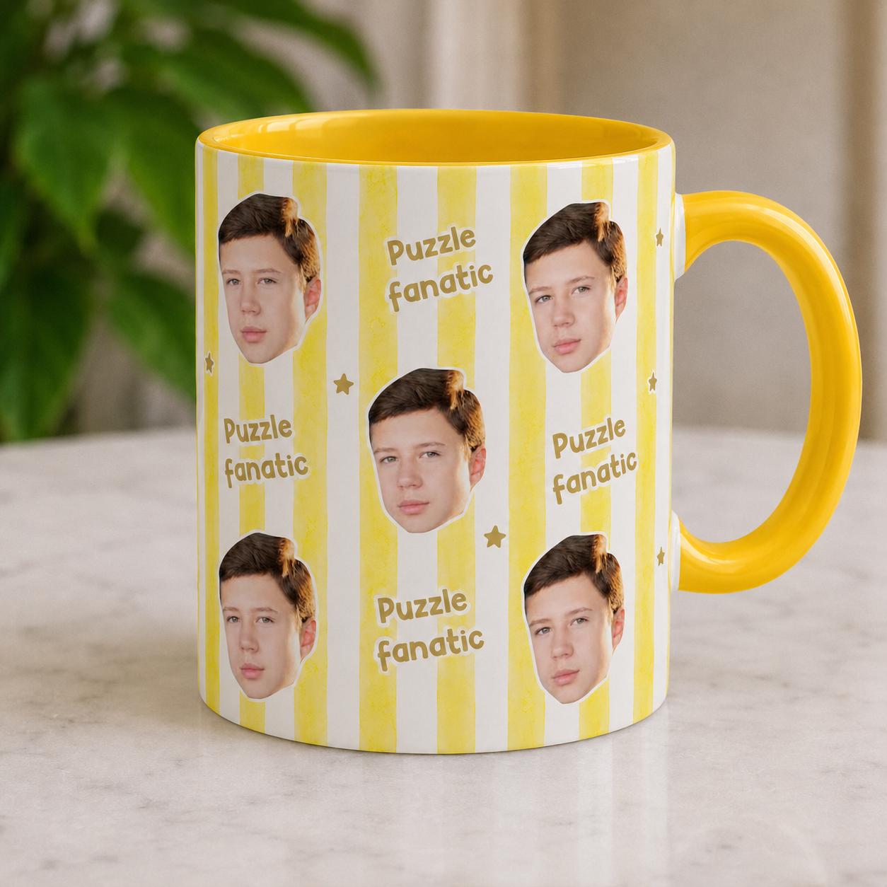 Personalised Novelty Face Mug, Friends Mug, Couple Coffee, Birthday Mugs, Gift for Girlfriend, Gifts with Photo, Christmas Gift