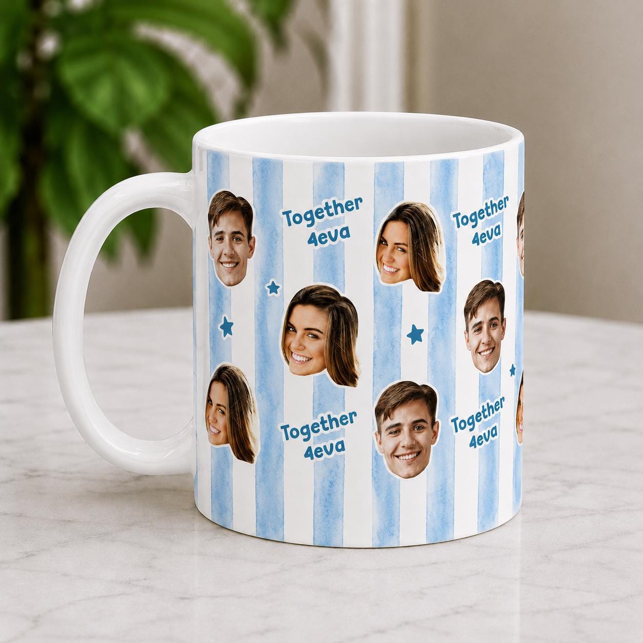 Personalised Novelty Face Mug, Friends Mug, Couple Coffee, Birthday Mugs, Gift for Girlfriend, Gifts with Photo, Christmas Gift