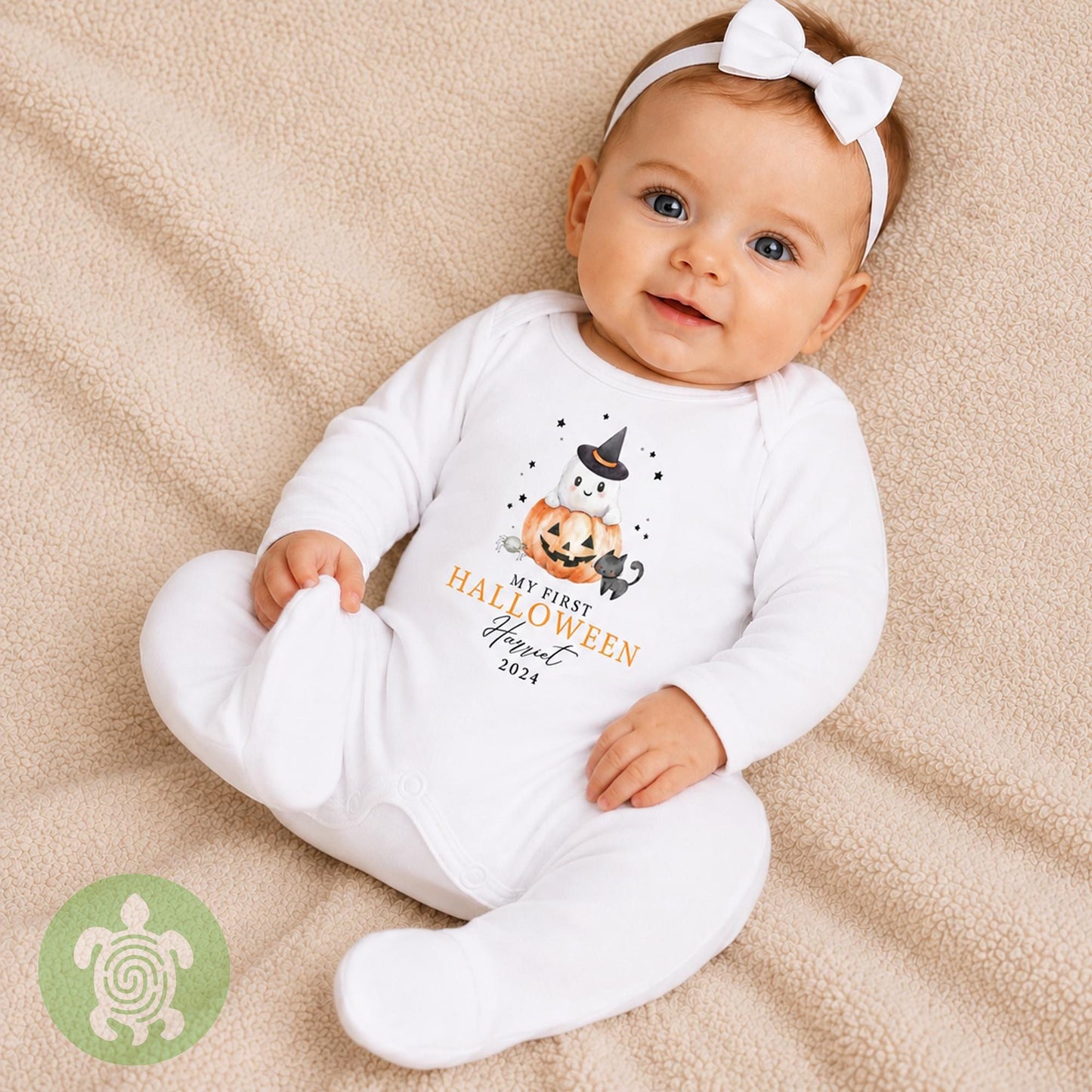 Personalised My 1st Halloween Pumpkin Friends, Baby Halloween, First Halloween Baby vest, Halloween Outfit, Halloween Costume, Baby outfit