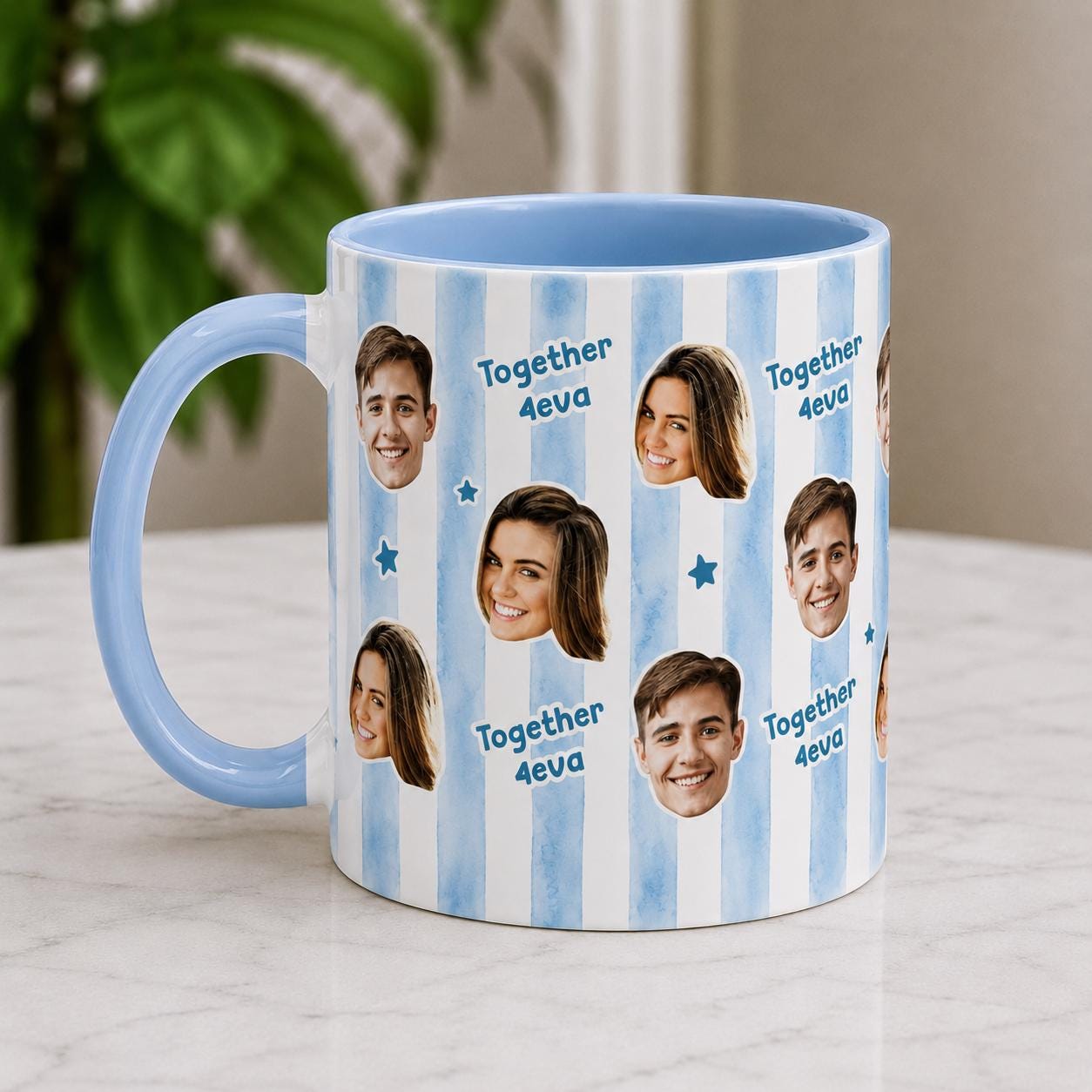 Personalised Novelty Face Mug, Friends Mug, Couple Coffee, Birthday Mugs, Gift for Girlfriend, Gifts with Photo, Christmas Gift